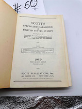 Scott Specialized Catalogue of United States Stamps 1959 39th Edition