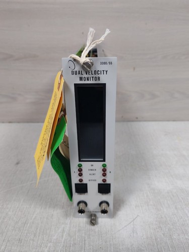 BENTLY NEVADA 3300/55 04-03-08-08-01-01-00-00 DUAL VELOCITY MONITOR