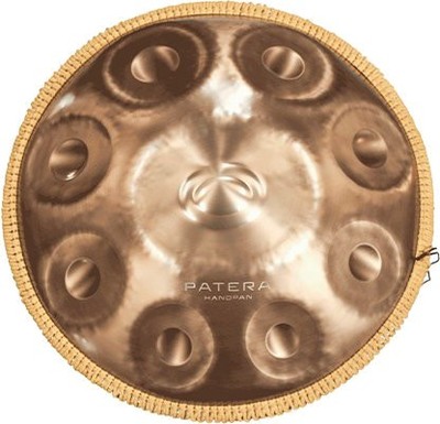 Patera HPDM-12 Handpan Compact D-Kurd Stainless Edelstahl Gigbag Rucksack Drum