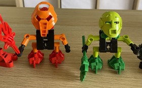 2001 Lego Bionicle TURAGA Village Elders & BOHROK VA