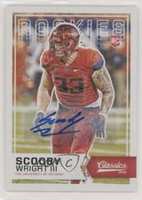 2016 Classics Rookies Significant Signatures 91/299 Scooby Wright III Auto 1u6