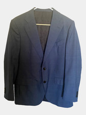 Mens Suitsupply Vitale Barberis Canonico La Spalla Blue Wool Blazer Jacket 42R