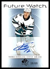 2022-23 SP Authentic '12-13 Retro Future Watch Auto Thomas Bordeleau Auto