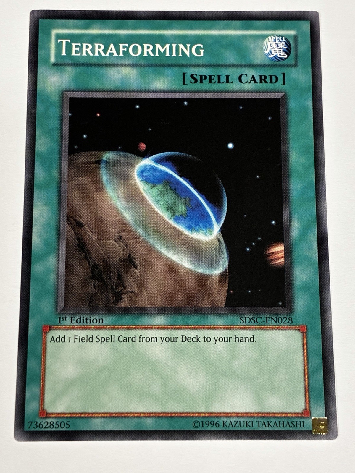 Terraforming SDSC-EN028 Structure Deck: Spellcaster's Command Yu-Gi-Oh 1st Ed
