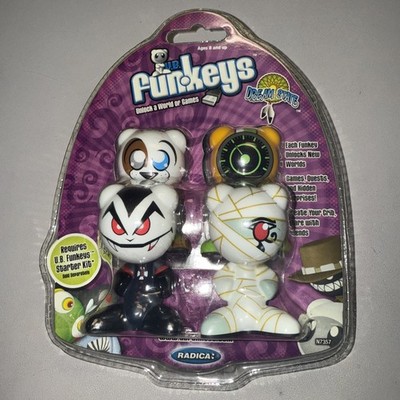 Mattel Radica UB FUNKEYS DREAM STATE WAGGS, DRIFT, VLERP & PTEP 2008 4 Pack
