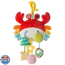 Car Seat Toy for Babies 0-6 Months, Stroller Toy with a Convenient clip, Cars