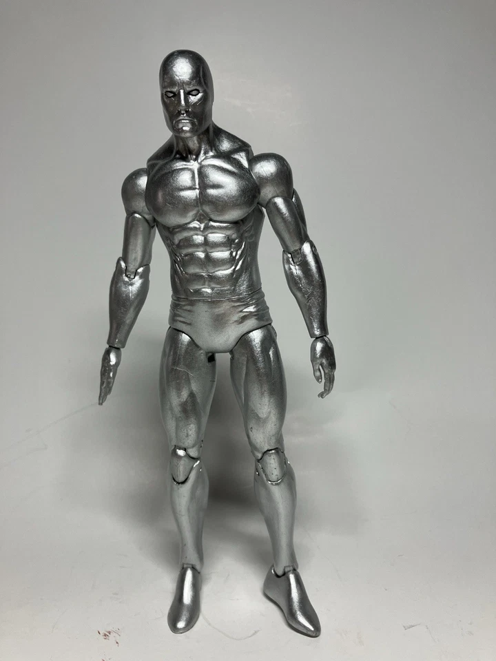 Figura de acción Marvel Diamond Select Silver Surfer USADA mayormente completa Foto 2 de 4
