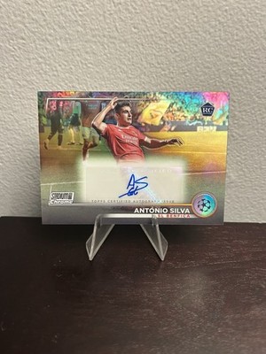 2022 Topps Stadium Club Chrome UEFA Competitions Antonio Silva Auto (RC)
