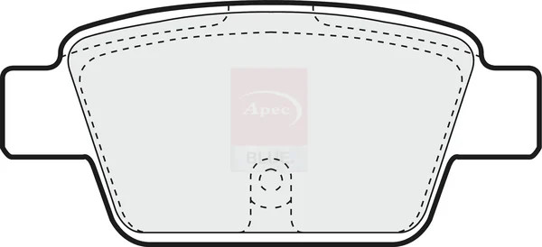 Brake Pads Set fits FIAT STILO 192 1.9D Rear 01 to 08 71769094 71770014 77362271