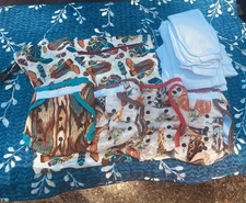  New cloth stash  Cowboy Cloth Diapers, Baby Boy Western Starter Kit , 