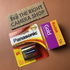 FILM STARTER PACK - CRP2 Battery  Kodak Gold 200 Color 35mm Film BRAND NEW