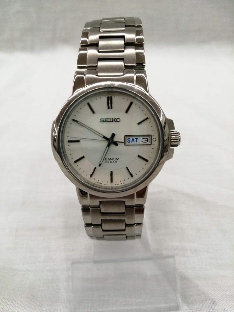 【新品電池タグ付き】SEIKO TITANIUM メンズ腕時計7N43-8B80 SEIKO 7N43-7B80 TITANIUM Quartz Watch 050036 | eBay
