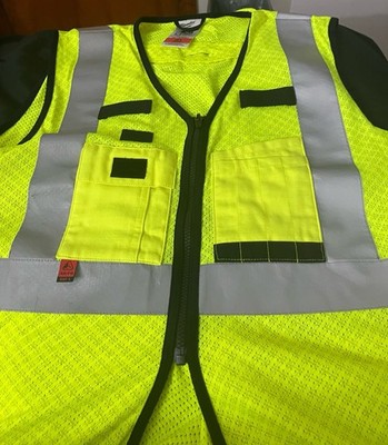 Milwaukee 48-73-5201 Small/Med AR/FR Cat 1 Class 2 High Vis Yellow Safety Vest