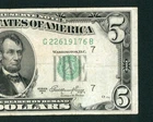 $5 1950 Federal Reserve Note ** DAILY CURRENCY AUCTIONS