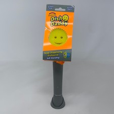 Scrub Daddy Dish Daddy Soap-Dispensing Dishwand, Silver 1ct