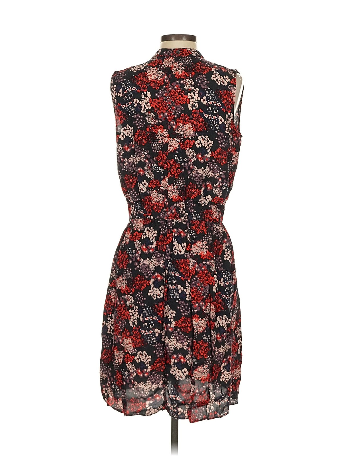 Uniqlo Women Red Casual Dress S thumbnail 2