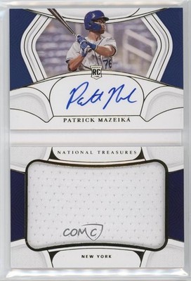 2022 Panini National Treasures /99 Patrick Mazeika #RSJMB-PM Auto RC 0bt4