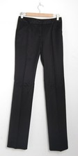 Dolce&Gabbana Women Black Dress Pants Viscose Stretch Skinny Trousers Size IT 36