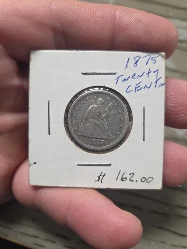 1875-S Twenty 20 Cent Piece/Coin G-VG Seated Liberty