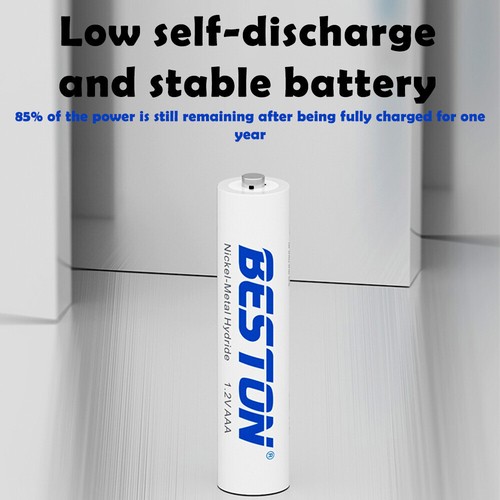 Batterie Ricaricabili 3000mAh Ni-MH 1.2V AA Cell Battery + Custodia Lotto 4Pack Giocattolo - Foto 13 di 15