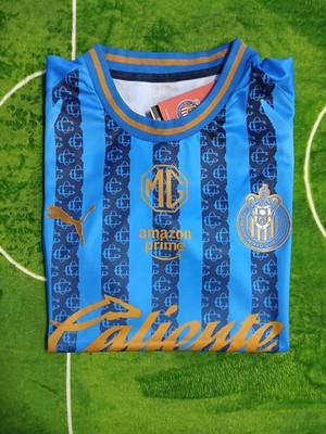 Chivas Guadalajara Soccer Jersey Blue Caliente Liga MX Shirt Men s New Size L