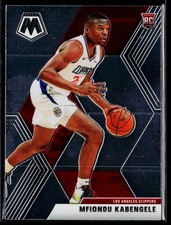 Mfiondu Kabengele 2019-20 Panini Mosaic #218 Rookie Los Angeles Clippers
