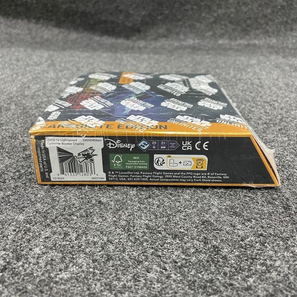 jump to lightspeed booster box Star Wars Unlimited Spotlight Han Solo Deck exclusive Prestige card Star Wars Unlimited Jump to