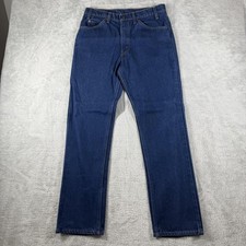 Vintage Levis Jeans Mens 34x32 Blue Denim Straight Leg Orange Tab Made USA 90s