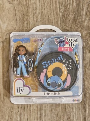 Disney ILY 4Ever tote teenies i   Stitch Mini Doll & Purse