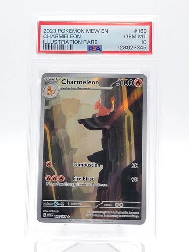 CHARMELEON 2023 POKEMON 151 ILLUSTRATION RARE #169/165 PSA 10 Q0895
