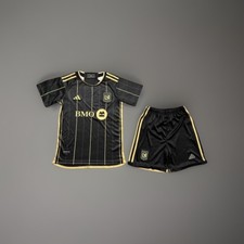 Adidas Boys Youth 2-piece Short Set Son 7 Size XL 28UK NWT LOS ANGELES FOOTBALL