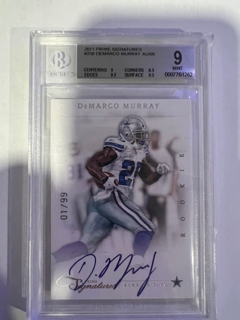 DeMarco Murray Panini Prime Signatures #238 Autograph