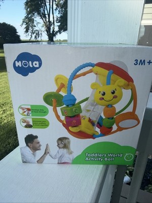 HOLA 929 Baby Toys 3+ Months Baby Rattle Toys Activity Ball