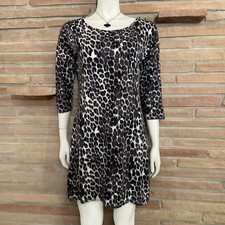 Express Leopard Print Stretch Dress S/M