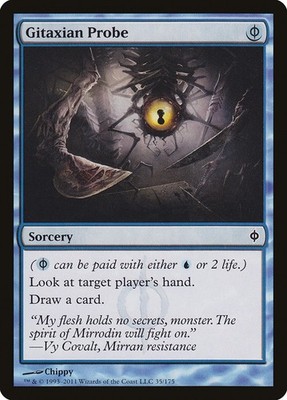 MTG Magic the Gathering Gitaxian Probe (35/181) New Phyrexia LP