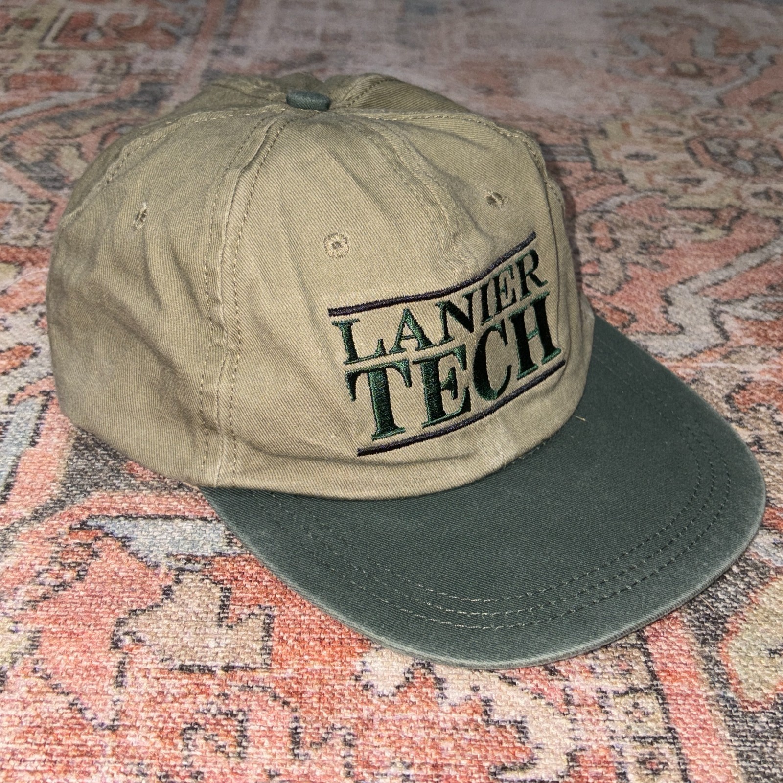 Lanier Tech Adjustable Strapback 6 Panel Hat Hit … - image 1