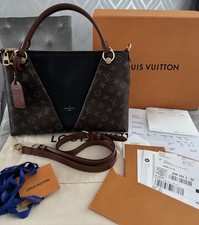 100% Genuine LOUIS VUITTON V Tote MM Bag M43948 DISCONTINUED (Receipts Shown)