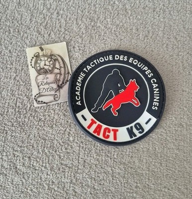 PVC Aufnäher Klett Akademie Taktik der Hundemannschaften TACT K9