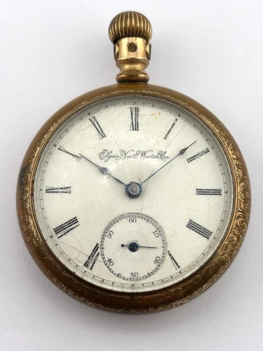 Elgin Antique Mechanical Pocket Watch  7J   18s   Gr.208   7929966 DOESN'T WORK
