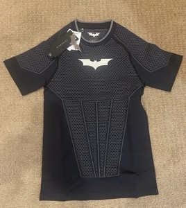 Young La Superman Gym Compression Tee 4117 Charcoal