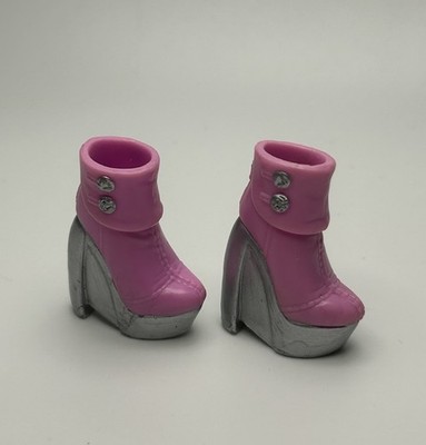My Little Pony G4 Equestria Girls Rarity Doll Snap On Boots Pink Silver Shoes