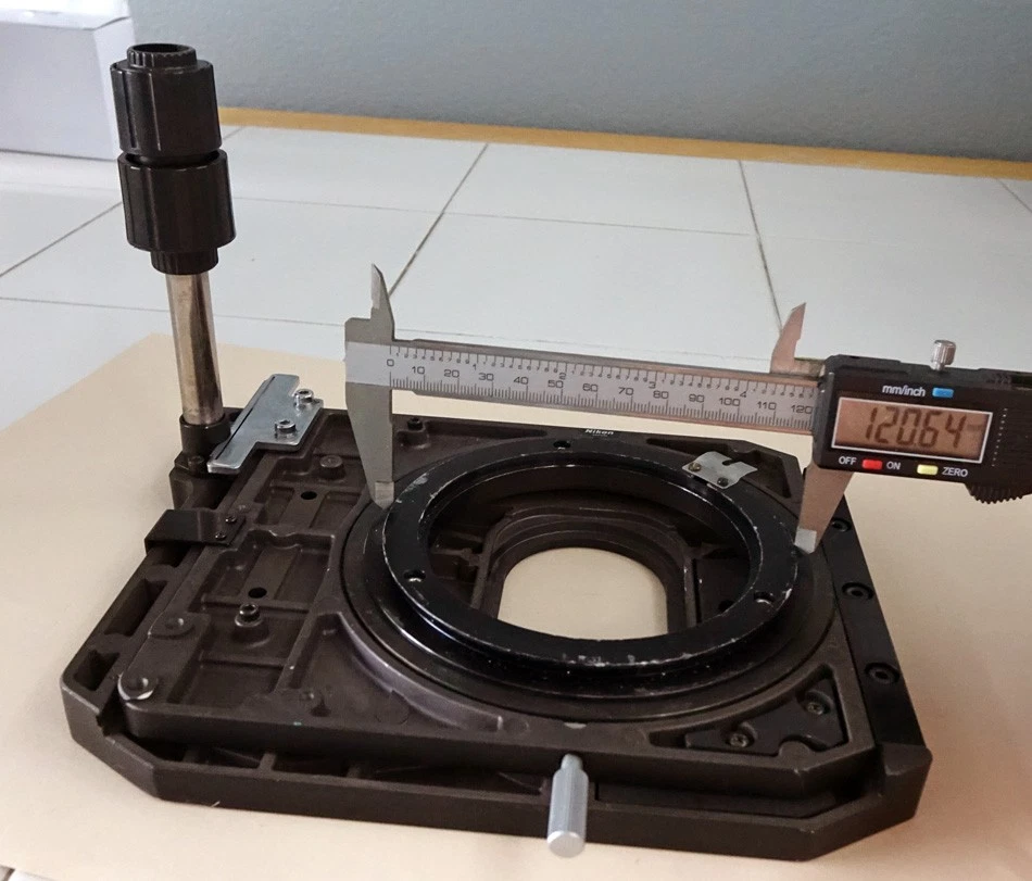 尼康 X-Y 机械舞台 适用于 ECLIPSE E-1000M 微波 带 MICRO-MACRO CONDSR — 第 4/4 张图片