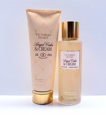 Victoria's Secret ANGEL CAKE  CREAM Fragrance Lotion and Fragrance Mist 2 pcs 