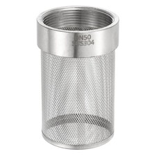2" DN50 Female Filter Cover, 57mm Hose Inlet Suction Strainer Filter, 107mm