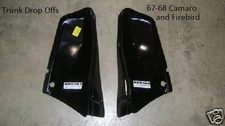 3DAY SALE Camaro 67 68 Trunk Floor Pan Extension Drop Offs pair fillers In Stock