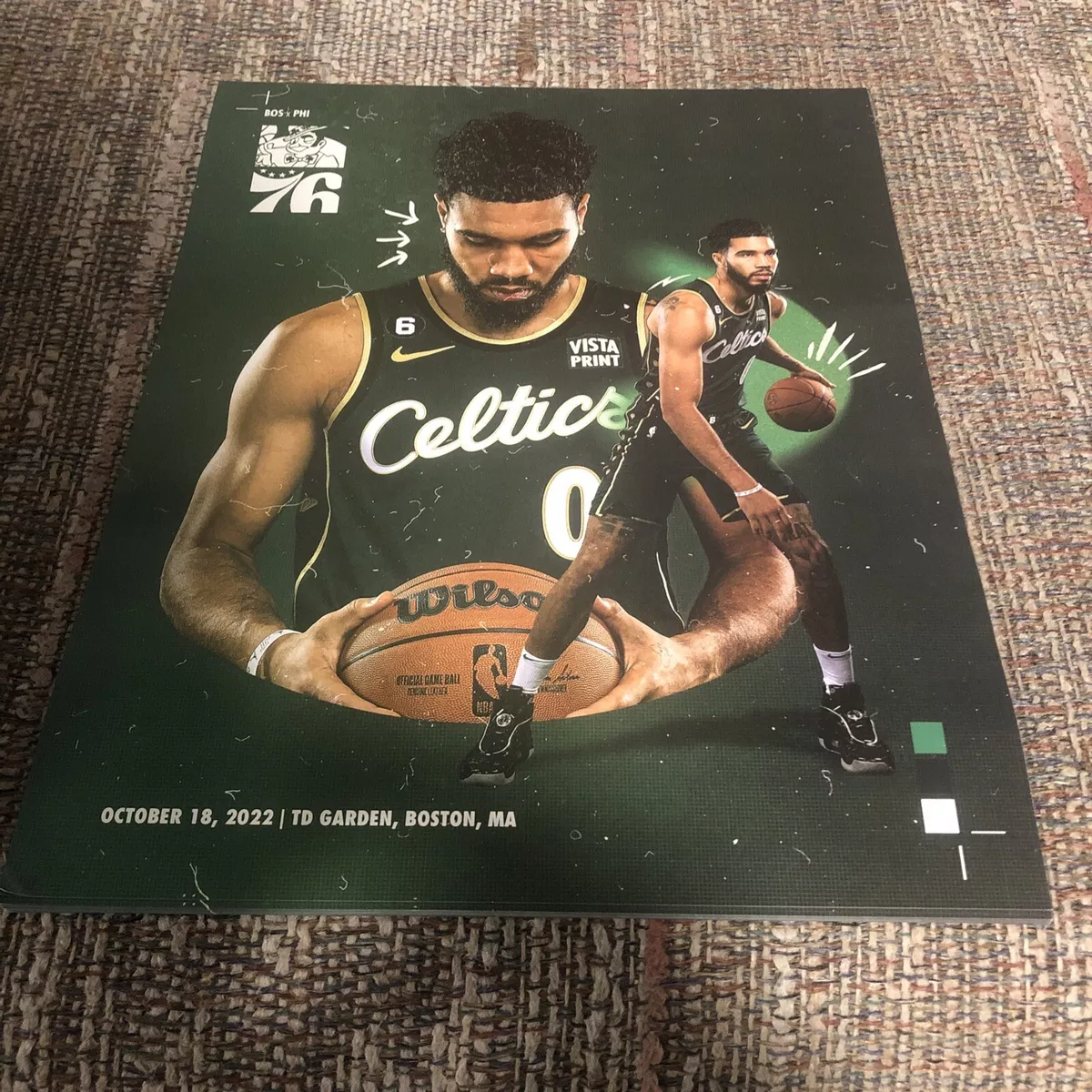 Boston Celtics Tatum Gameday Poster 11”x14” Playoff Game 4/17/22