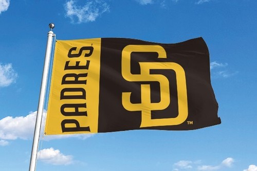 SAN DIEGO PADRES 3'X5' FLAG/BANNER **100% FULL COLOR ON BOTH SIDES OF THE FLAG** - Picture 2 of 4