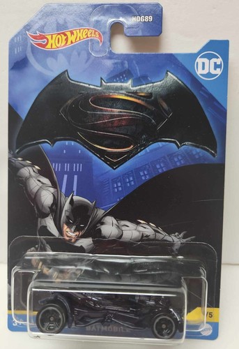 Hot Wheels DC Lot of 5, Batmobile Batman, The Joker Car, Batcopter NEW on Card - Picture 5 of 7