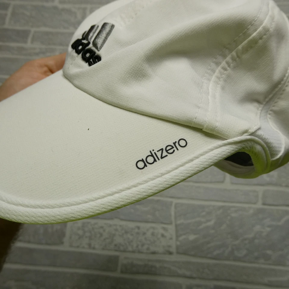 Adidas Adizero Hat Climacool Strap Back Golf Cap White Lightweight - Image 2 of 4