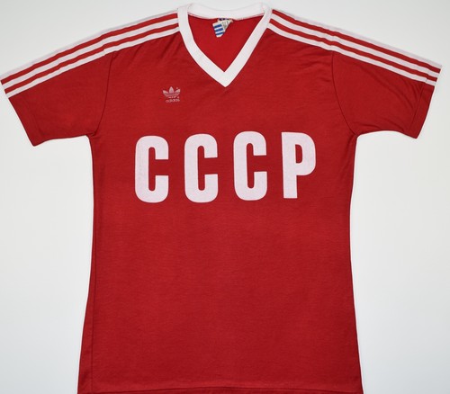 1982-1984 USSR Adidas Hogar Camiseta de fútbol (Talla M) | eBay